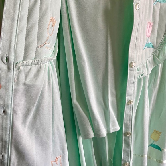 Konga Japan Style cotton flannel pyjamas mint-green size M-L, new without tag. - Picture 12 of 15